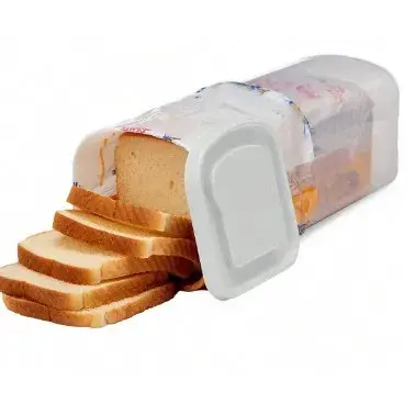 Cutie Depozitare Paine, din Plastic, 34 x 13 cm, Pastreaza Prospetimea, Capac (3)