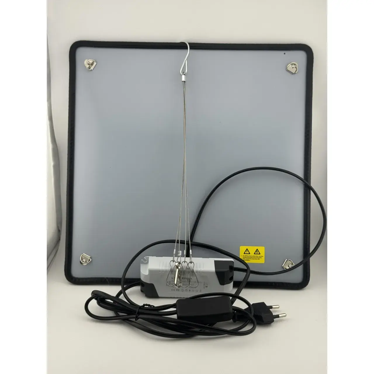 Lampa Crestere Plante, Model Keel Edge, 500 LED, 85-265 V, 45 W, Spectru Alb Cald, Rosu si Albastru, 30 x 30 cm, Negru (6)
