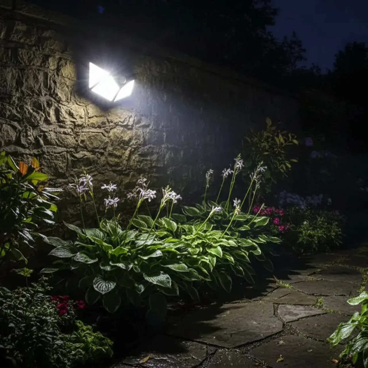 Lampa Solara cu Senzor de Miscare, 100 LED-uri, IP.65, Negru