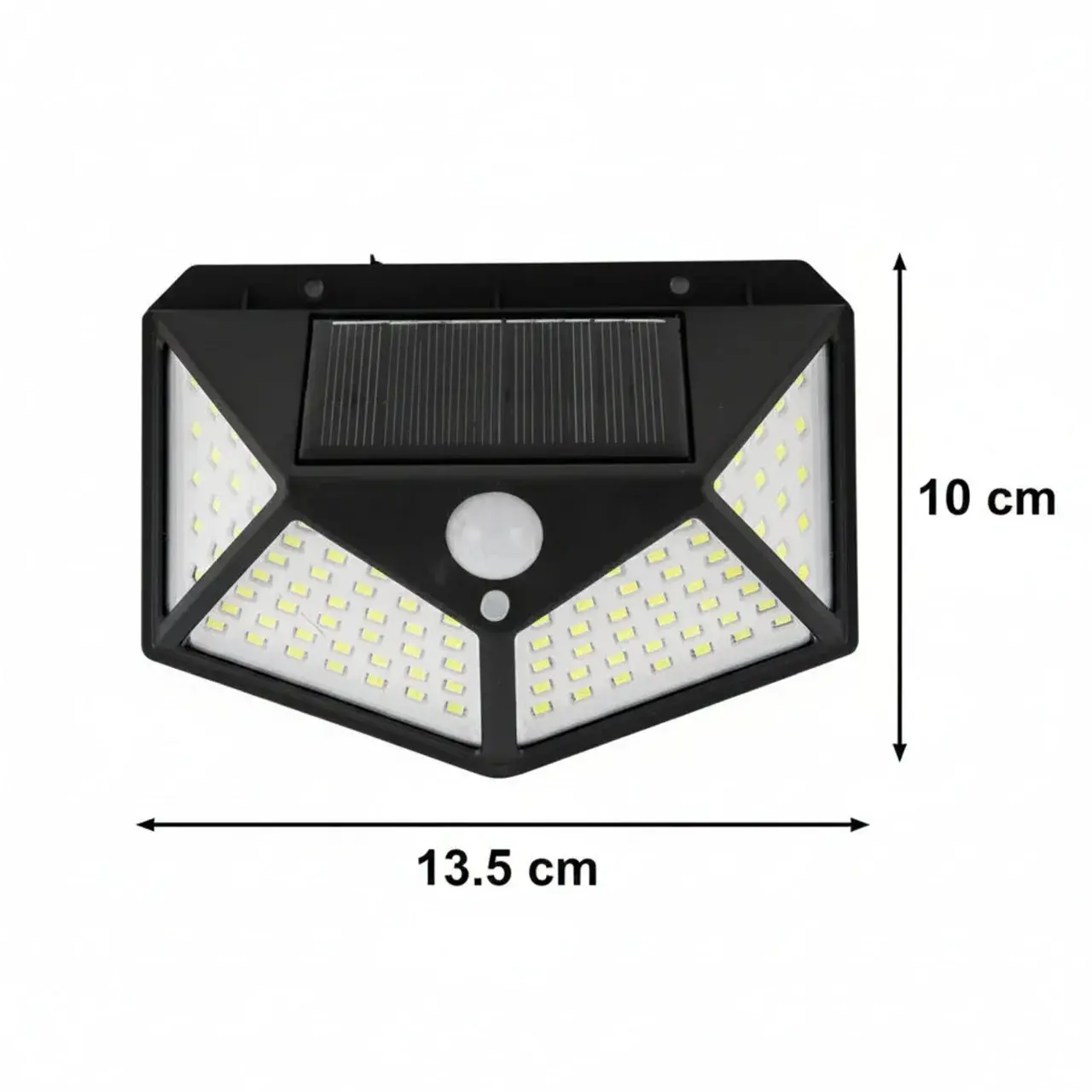 Lampa Solara cu Senzor de Miscare, 100 LED-uri, IP.65, Negru (4)