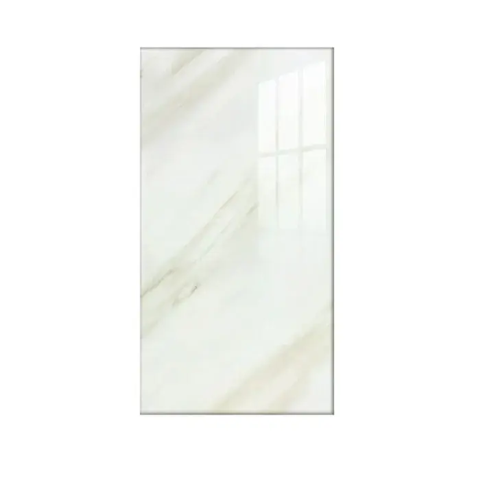 Set 10 Placi Tapet, 60 x 30 cm, Grosime 1.5 mm, din PVC, Model Imitatie de Marmura, Suprafata acoperita 1.8 mp, Galben (5)