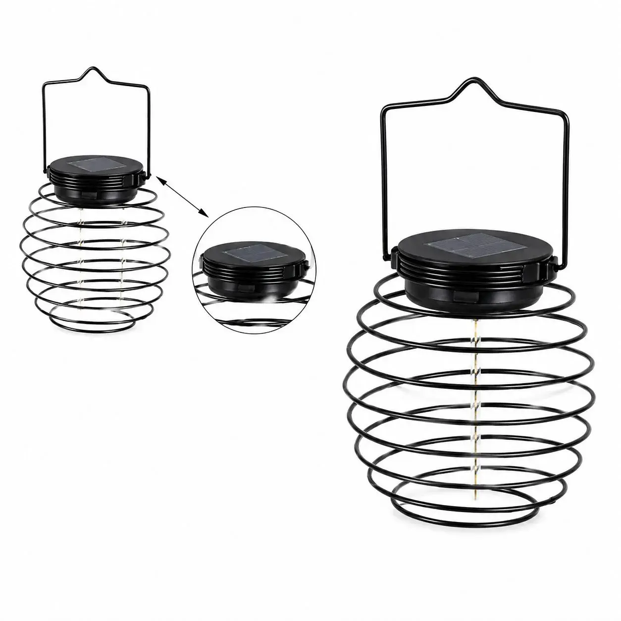 Lampa Solara, Model Arc Decorativ, Alimentare Solara, Iluminare pentru Exterior, pentru Gradina, Curte si Terasa