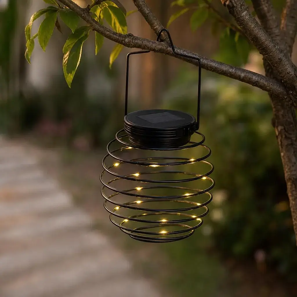 Lampa Solara, Model Arc Decorativ, Alimentare Solara, Iluminare pentru Exterior, pentru Gradina, Curte si Terasa (4)